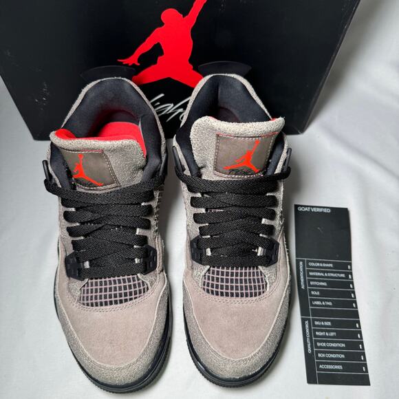 Size 6.5 - Nike Air Jordan 4 Retro GS Taupe Haze Men's Shoes - Picture 4 of 9